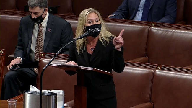 Akun Twitter pribadi Marjorie Taylor Greene, salah satu anggota DPR (Dewan Perwakilan Rakyat) negara bagian Georgia, Amerika Serikat, diblokir.