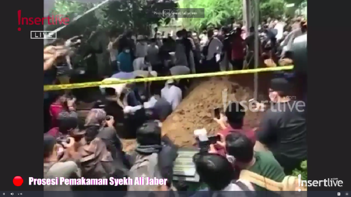 Pemakaman Syekh Ali Jaber