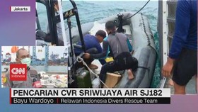 VIDEO: Pencarian CVR Sriwijaya Air SJ182