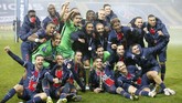 FOTO: 12 Hari Latih PSG, Pochettino Langsung dapat Gelar PSG menjadi juara Trophee des Champions 2020 setelah mengalahkan Marseille 2-1 di Lens, Rabu (13/1).