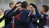 FOTO: 12 Hari Latih PSG, Pochettino Langsung dapat Gelar PSG menjadi juara Trophee des Champions 2020 setelah mengalahkan Marseille 2-1 di Lens, Rabu (13/1).