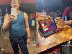 Sultan! Penjual Pecel Lele Ini Pamer Gadget Mewah Puluhan Juta