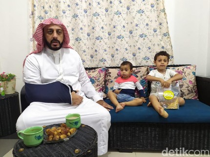 Lucunya Fahad, Anak Syekh Ali Jaber Ajari Irfan Hakim Bahasa Arab