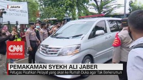 VIDEO: Jenazah Syekh Ali Jaber Tiba di Rumah Duka