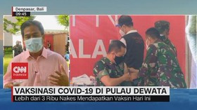 VIDEO: Vaksinasi Covid-19 di Bali Mulai Dilakukan