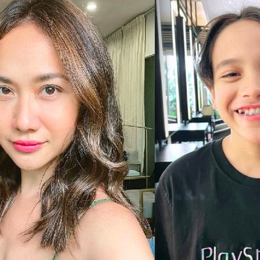 Bunga Citra Lestari dan Noah Sinclair Adu Pamer Rambut Baru