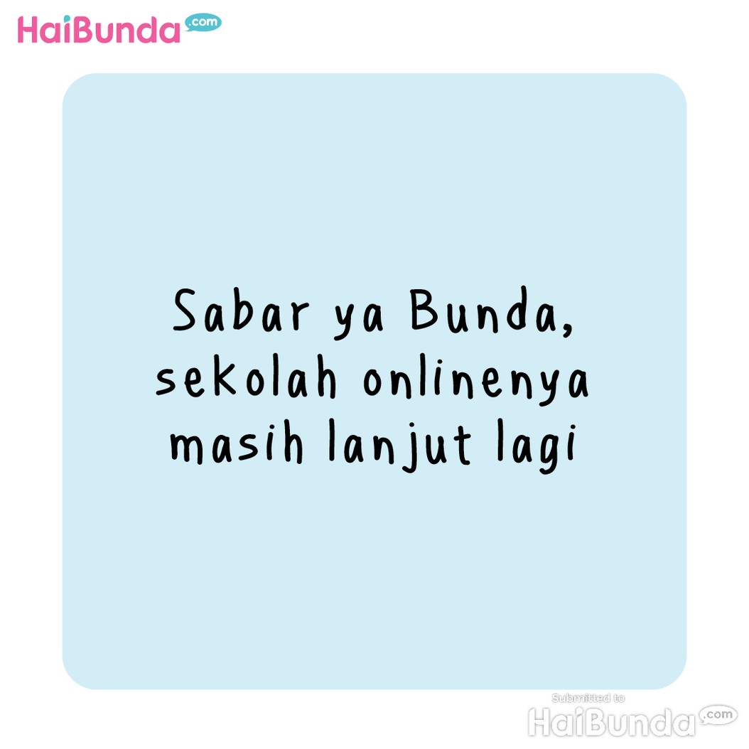 Komik Bunda, (Masih) Sekolah Online