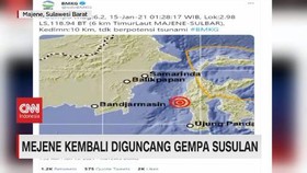 VIDEO: Majene Kembali Diguncang Gempa Susulan
