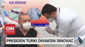 VIDEO: Presiden Turki Divaksin Sinovac