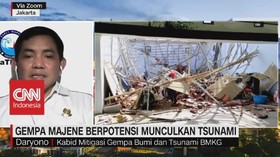 VIDEO: BMKG: Gempa Majene Berpotensi Munculkan Tsunami