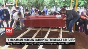 VIDEO: Pemakaman Korban Jatuhnya Sriwijaya Air SJ182
