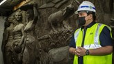 FOTO: Jelajah Temuan Relief Era Sukarno di Gedung Sarinah Jagat maya sedang hangat membicarakan relief bersejarah peninggalan masa pemerintahan Presiden Sukrano yang ditemukan di Gedung Sarinah, Jakarta.