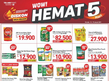 Diskon Susu Anak & Minyak Goreng di Transmart, Lihat di Sini Bun Daftar Harganya