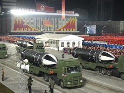 Absennya Rudal Balistik Antarbenua di Parade Militer Korea Utara