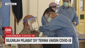 VIDEO: Sejumlah Pejabat DIY Terima Vaksin Covid-19
