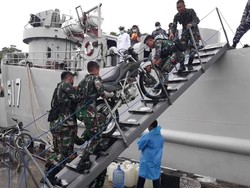 TNI AL Kirim Kapal Rumah Sakit dr Soeharso Bantu Penanganan Korban Gempa Mamuju