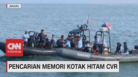 VIDEO: Tim SAR Terus Mencari Memori Kotak Hitam CVR