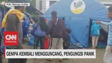 VIDEO: Gempa Kembali Mengguncang, Pengungsi Panik