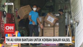 VIDEO: TNI AU Kirim Bantuan Untuk Korban Banjir Kalsel