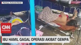 VIDEO: Ibu Hamil Gagal Operasi Akibat Gempa