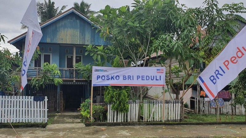 PT Bank Rakyat Indonesia (Persero) Tbk (BBRI) mendirikan Posko BRI Peduli sebagai wujud kepedulian BRI