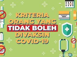Catat! Kriteria Orang yang Belum Boleh Disuntik Vaksin COVID-19