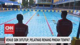 VIDEO: Venue GBK Ditutup, Pelatnas Renang Pindah Tempat