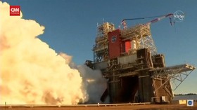 VIDEO: Uji Coba Mesin Roket NASA Bermasalah
