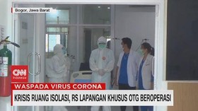 VIDEO: Krisis Ruang Isolasi, RS Lapangan Bogor Beroperasi