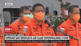 VIDEO: Operasi SAR Siriwijaya Air SJ182 Diperpanjang 3 Hari