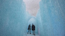 FOTO: Mencari Elsa di Kastil Es New Hampshire