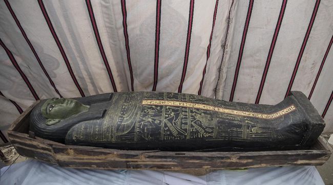 Mesir umumkan penemuan puluhan peti mati kuno berusia ribuan tahun di situs warisan dunia Saqqara.