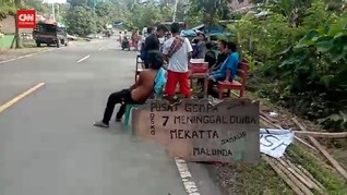 VIDEO: Korban Gempa Majene Minta Bantuan di Pinggir Jalan