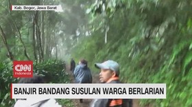 VIDEO: Banjir Bandang Susulan di Bogor, Warga Berlarian
