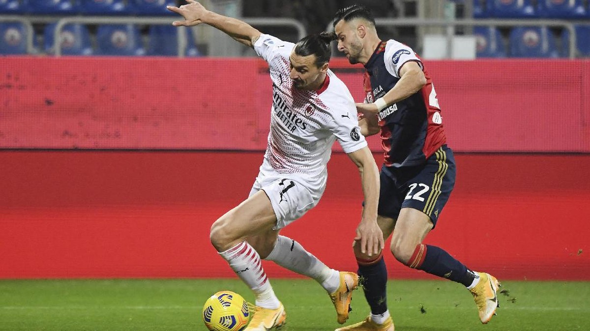 FOTO: Sihir Ibracadabra Bawa AC Milan Unggul 3 Poin