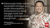 CELOTEH: Suara untuk Calon Kapolri Lisyto Sigit Komjen Pol Listyo Sigit Prabowo menjadi sosok satu-satunya calon kapolri yang diajukan Presiden Jokowi untuk uji kelayakan dan kepatutan di DPR RI.