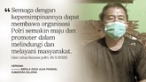 CELOTEH: Suara untuk Calon Kapolri Lisyto Sigit Komjen Pol Listyo Sigit Prabowo menjadi sosok satu-satunya calon kapolri yang diajukan Presiden Jokowi untuk uji kelayakan dan kepatutan di DPR RI.