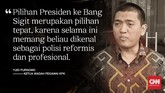 CELOTEH: Suara untuk Calon Kapolri Lisyto Sigit Komjen Pol Listyo Sigit Prabowo menjadi sosok satu-satunya calon kapolri yang diajukan Presiden Jokowi untuk uji kelayakan dan kepatutan di DPR RI.