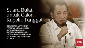 CELOTEH: Suara untuk Calon Kapolri Lisyto Sigit