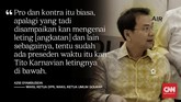 CELOTEH: Suara untuk Calon Kapolri Lisyto Sigit Komjen Pol Listyo Sigit Prabowo menjadi sosok satu-satunya calon kapolri yang diajukan Presiden Jokowi untuk uji kelayakan dan kepatutan di DPR RI.