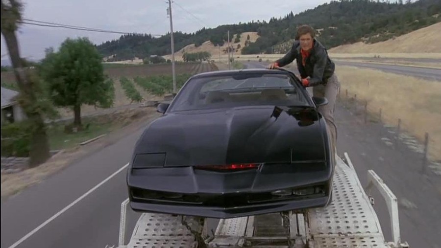 David Hasselhoff dan mobil Knight Rider