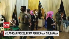 VIDEO: Melanggar Prokes, Pesta Pernikahan Dibubarkan