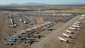 Ada 'Kuburan Pesawat' di Tengah Gurun Arizona