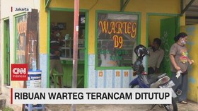 VIDEO: Ribuan Warteg Terancam Ditutup