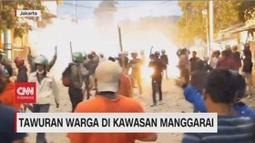 VIDEO: Tawuran Warga di Kawasan Manggarai