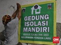 FOTO: Isolasi Mandiri di Gedung Karang Taruna Pondok Labu