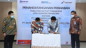 BRI Salurkan Kredit ke Vendor & Outlet Pertamina Lubricants