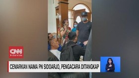 VIDEO: Cemarkan Nama PN Sidoarjo, Pengacara Ditangkap