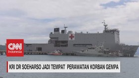 VIDEO: KRI Dr. Soeharso Jadi Tempat Perawatan Korban Gempa