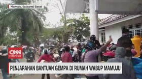 VIDEO: Penjarahan Bantuan Gempa Di Rumah Wabup Mamuju